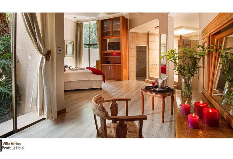 اتاق لوکس با چشم‌انداز استخر, Villa Africa Boutique Hotel & Spa