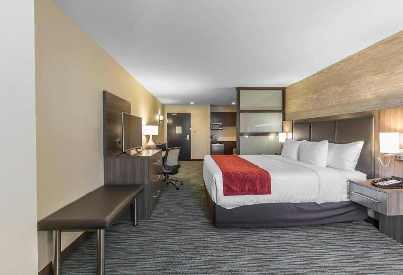 キングサイズベッドのスイートルーム, Comfort Inn & Suites Airport North