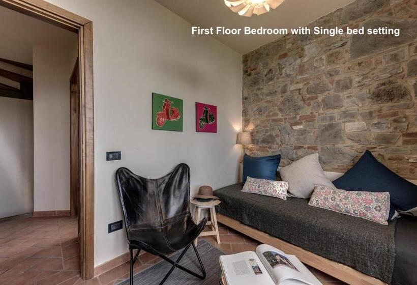 침실 1개 가든 전망 아파트, Agriturismo Rigone In Chianti