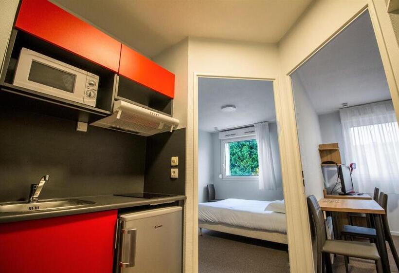 Апартаменты 1 Спальня, Kosy Appart Hôtel Le Champ De Mars Reims