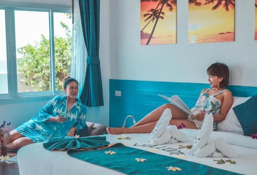 Вилла 1 Спальня Вид на Море, Three Trees Samui Resort   Sarocha Villa