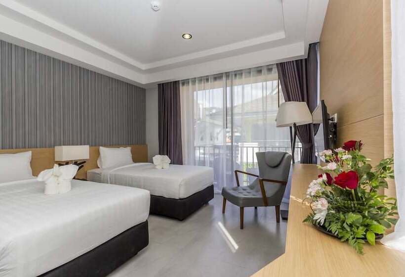 발코니 디럭스 룸, Apple A Day Resort Krabi, Ao Nang Beach   Sha Extra Plus