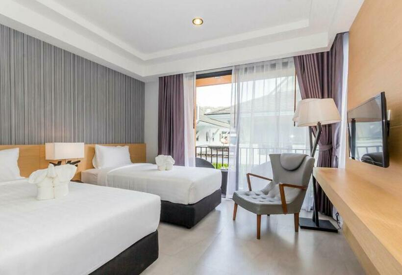 발코니 디럭스 룸, Apple A Day Resort Krabi, Ao Nang Beach   Sha Extra Plus