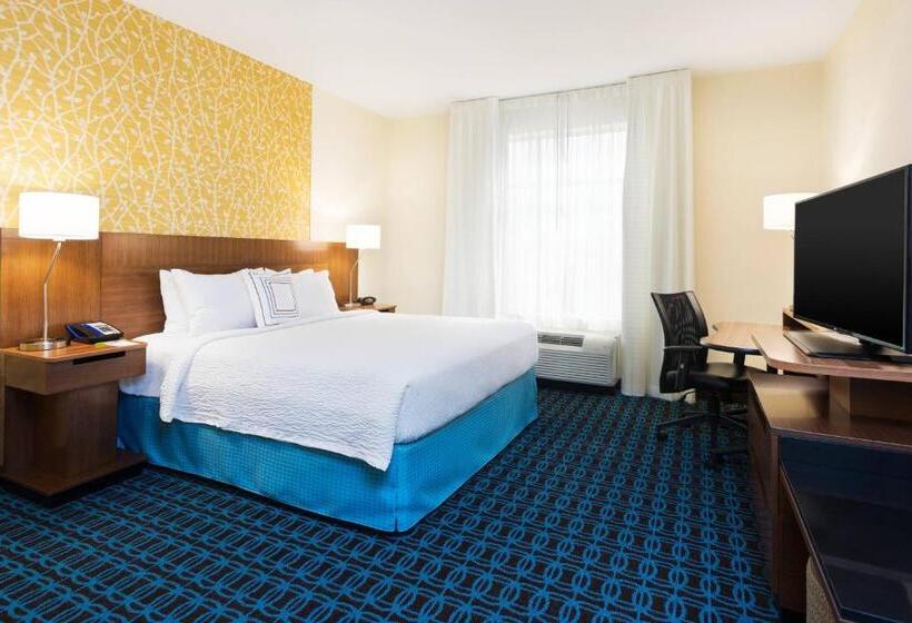 带大床的标准间, Fairfield Inn & Suites By Marriott Fort Stockton