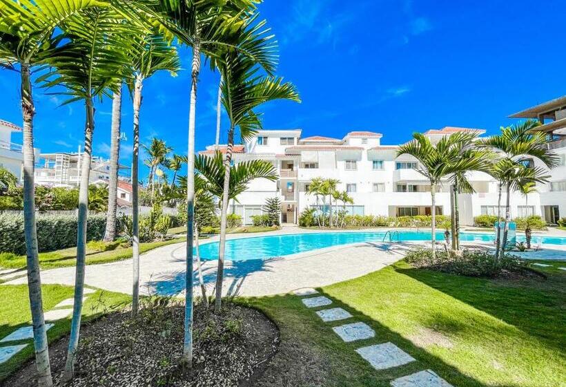 آپارتمان 1 خوابه با چشم‌انداز استخر, Caribbean Galaxy Paradise Hotel Wifi Los Corales Bavaro Beach Club & Spa