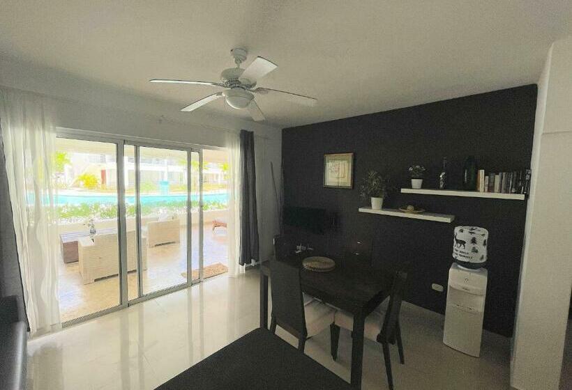 آپارتمان 1 خوابه با چشم‌انداز استخر, Caribbean Galaxy Paradise Hotel Wifi Los Corales Bavaro Beach Club & Spa