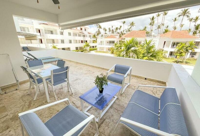 آپارتمان 1 خوابه با چشم‌انداز استخر, Caribbean Galaxy Paradise Hotel Wifi Los Corales Bavaro Beach Club & Spa