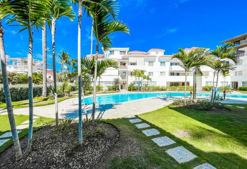 آپارتمان 1 خوابه با چشم‌انداز استخر, Caribbean Galaxy Paradise Hotel Wifi Los Corales Bavaro Beach Club & Spa