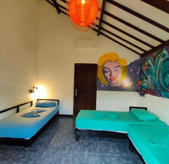 Quarto Triplo Deluxe, Gili Beach Bum Hostel