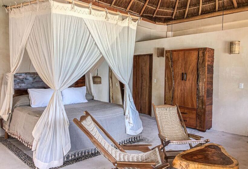キングサイズベッドのスイートルーム, Diamante K   Inside Tulum National Park