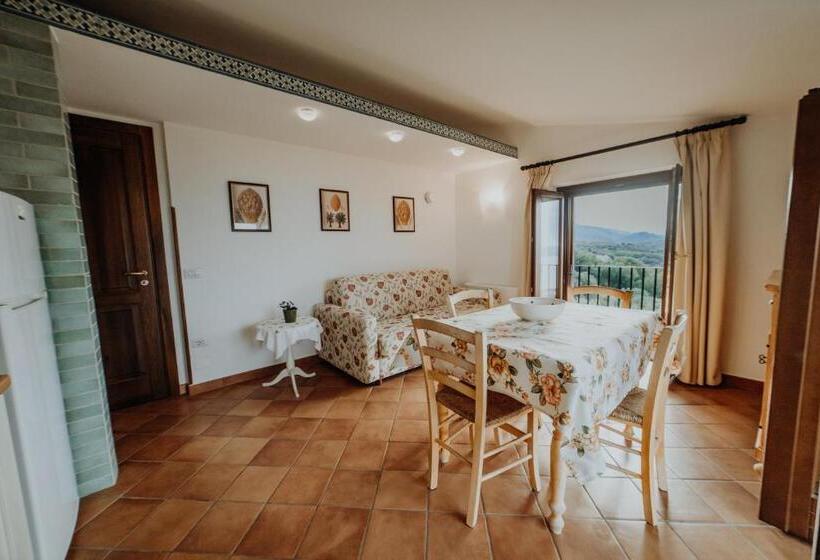 Апартаменты 1 Спальня Вид на Море, Residenza Golfo Degli Ulivi