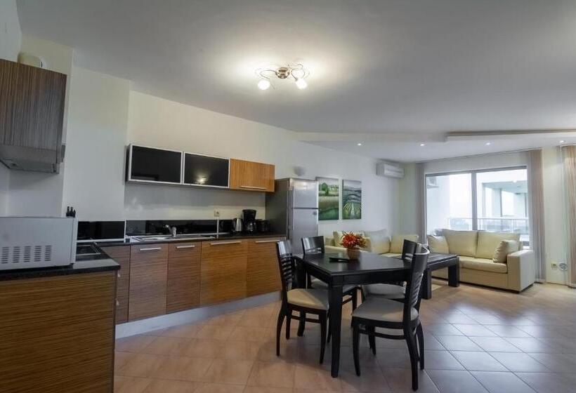 Апартаменты 2 Спальни с Балконом, Byala Panorama Resort