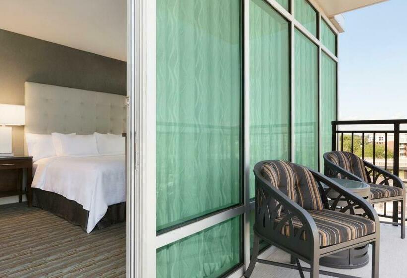 스탠다드 스튜디오 킹침대, Embassy Suites By Hilton Greenville Downtown Riverplace
