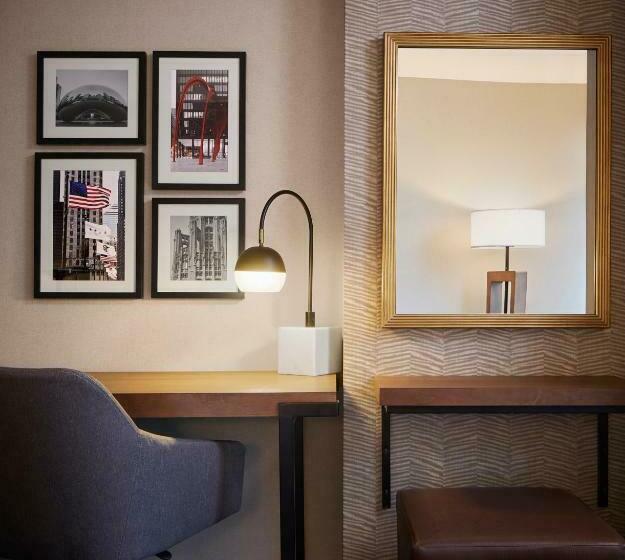 Quarto Standard Cama King, Hampton Inn Chicago West Loop Fulton Market Area
