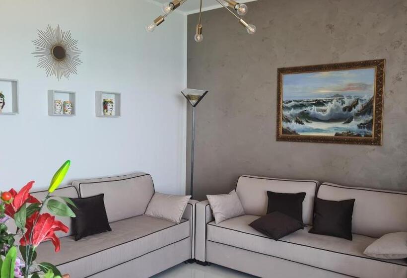 1침실 디럭스 아파트 바다 전망, La Casa Del Mar Cefalù