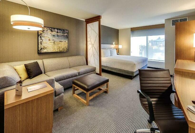 キングサイズベッドのスタンダードルーム, Hyatt Place Edmonton West