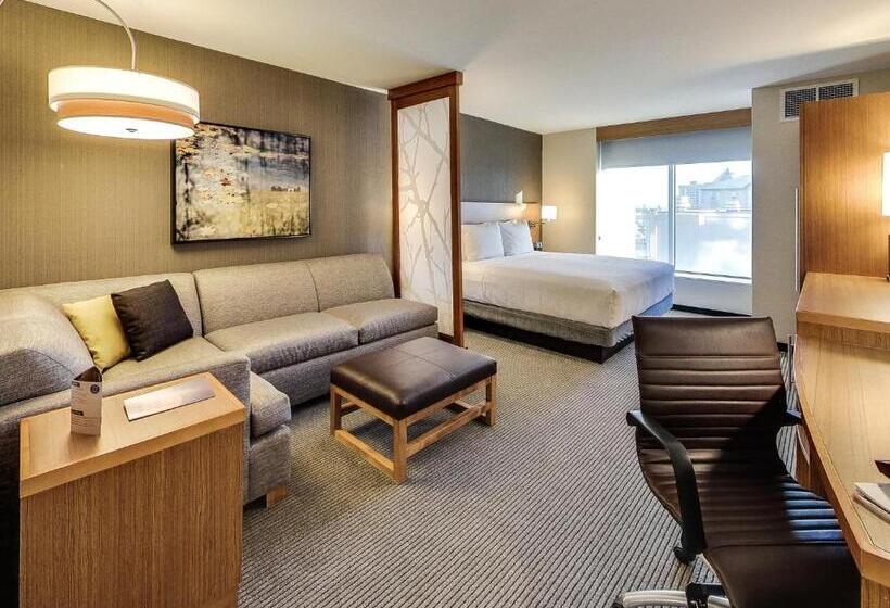 キングサイズベッドのスタンダードルーム, Hyatt Place Edmonton West