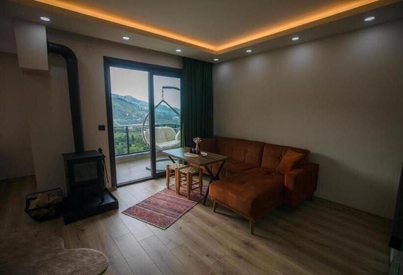 آپارتمان 1 خوابه با چشم‌انداز باغ, Green Hill Apart