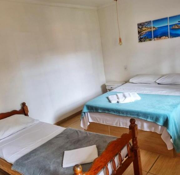 Quarto Triplo Estandar, Pousada Encanto Dos Anjos