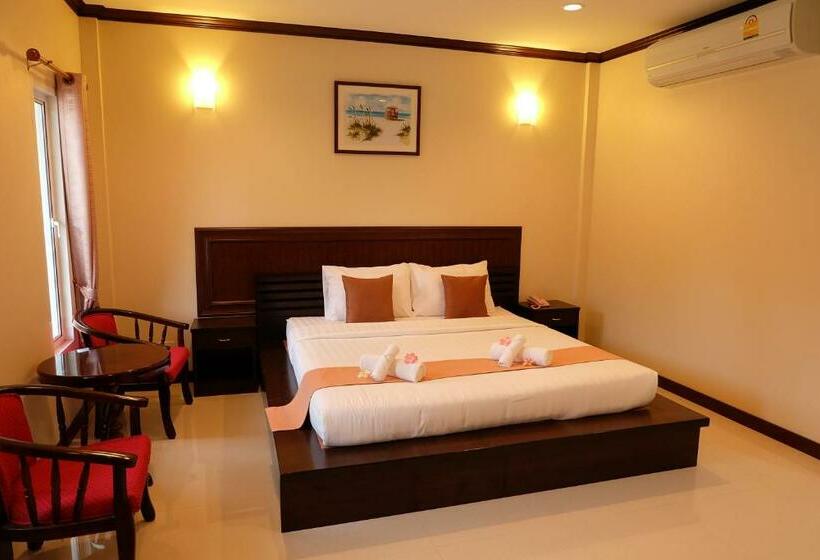 스탠다드 룸 킹사이즈 침대, Baan Por Pla Resort