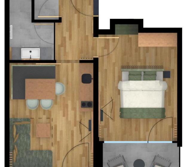 Апартаменты Deluxe 1 Спальня, Pachmair 1453 Apart Resort   Opening 2025