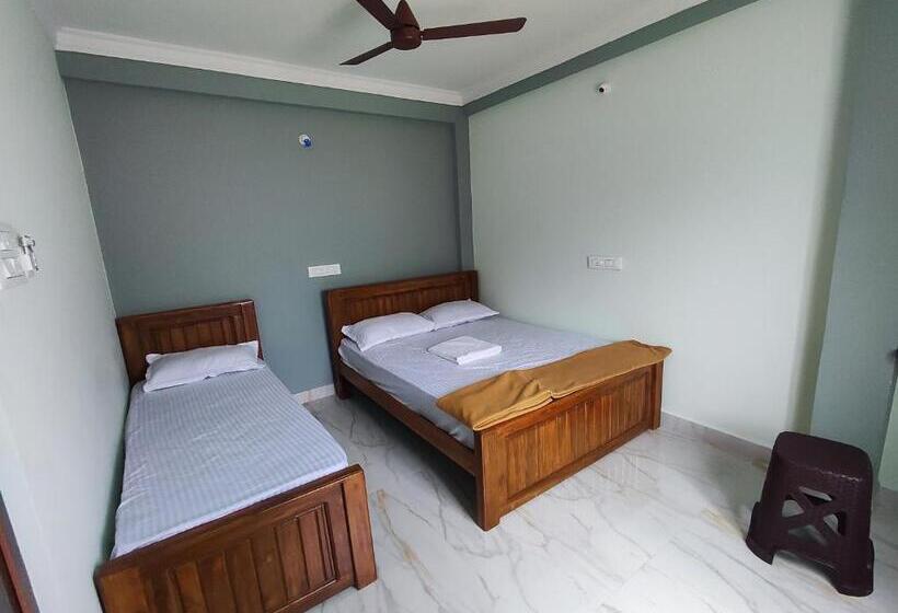带大床的标准间, Sri Aksha Residency