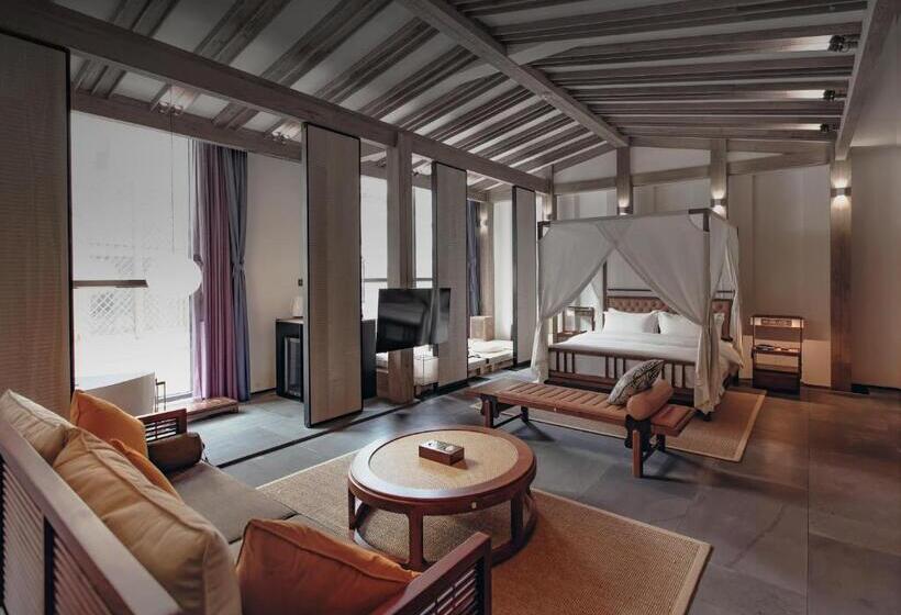 스탠다드 룸 킹사이즈 침대, Zhangjiajie Song Boutique B & B   Zhangjiajie National Forest Park Wulingyuan