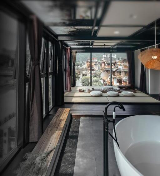 스탠다드 룸 킹사이즈 침대, Zhangjiajie Song Boutique B & B   Zhangjiajie National Forest Park Wulingyuan