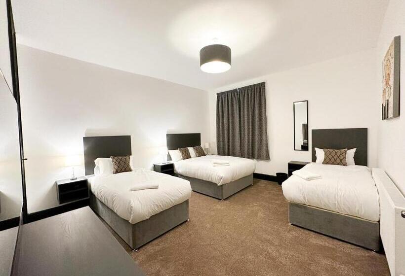 Апартаменты 1 Спальня Вид на Сад, Mulberry Aparthotel Newcastle Gateshead