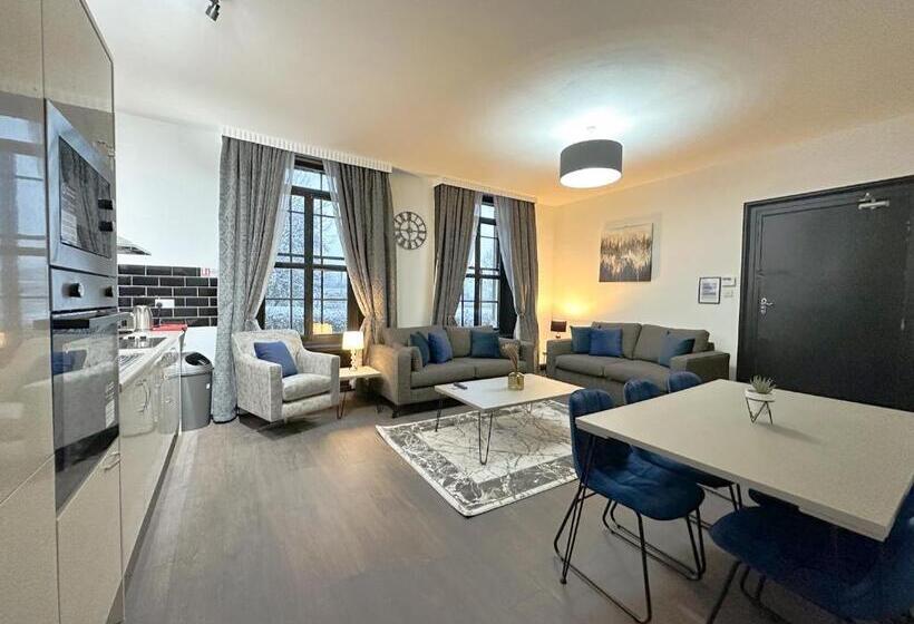 Апартаменты 1 Спальня Вид на Сад, Mulberry Aparthotel Newcastle Gateshead