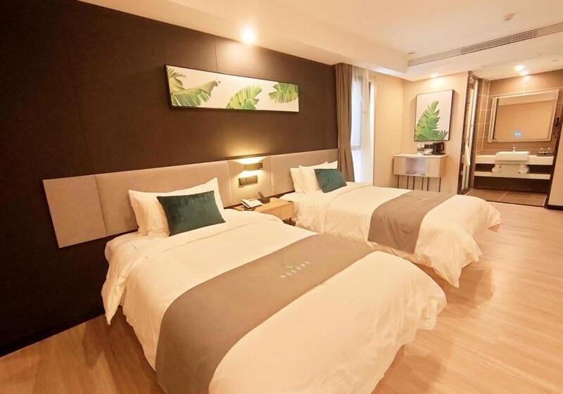 Номер Премиум, Thank Inn Zaozhuang Tengzhou Jinghe Road Zhenai Mall
