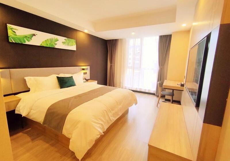 Номер Премиум, Thank Inn Zaozhuang Tengzhou Jinghe Road Zhenai Mall
