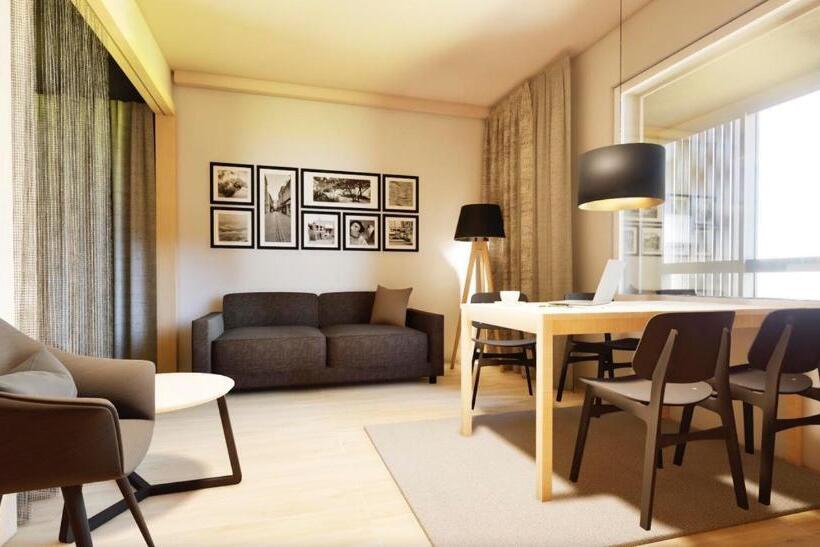 חדר סטנדרט לארבעה נוף לים, Nallikari Seaside Aalto Apartments