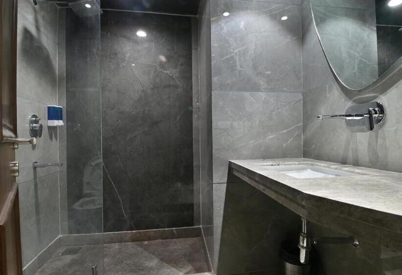 带大床的高级房间, Newly Built Hotel Sapphire House Paharganj  5mins Walk From Railway Station And Metro Station
