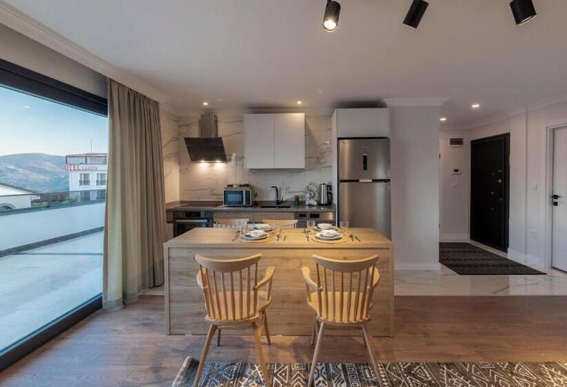 Апартаменты 1 Спальня с Балконом, Luna Residence