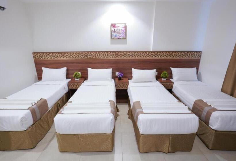 Quarto Quádruplo Estandar, فندق سيف بلص 1 من سما مكة