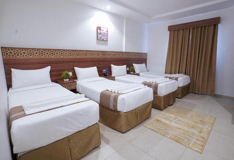 Quarto Quádruplo Estandar, فندق سيف بلص 1 من سما مكة