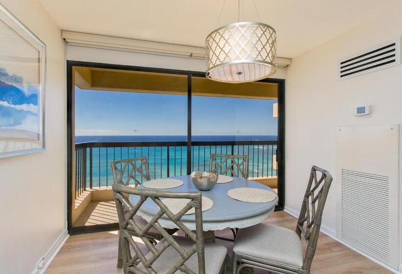 침실 1개 바다 전망 아파트, High Floor Luxury Oceanfront At Waikiki Beach Tower