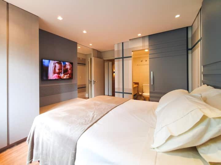 침실 1개 복층 룸, Duplex Cobertura   Gramado Wish Serrano