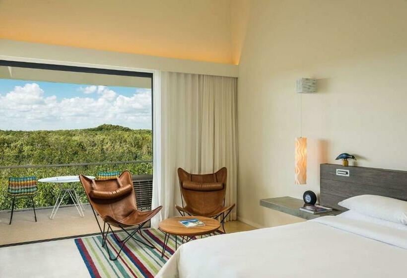 キングサイズベッドのスタンダードルーム, Andaz Mayakoba Resort Riviera Maya, By Hyatt