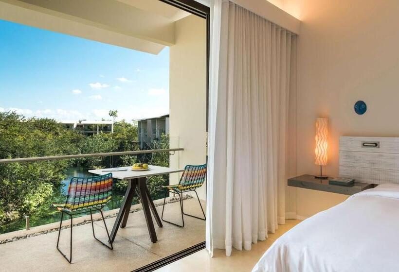 キングサイズベッドのスタンダードルーム, Andaz Mayakoba Resort Riviera Maya, By Hyatt