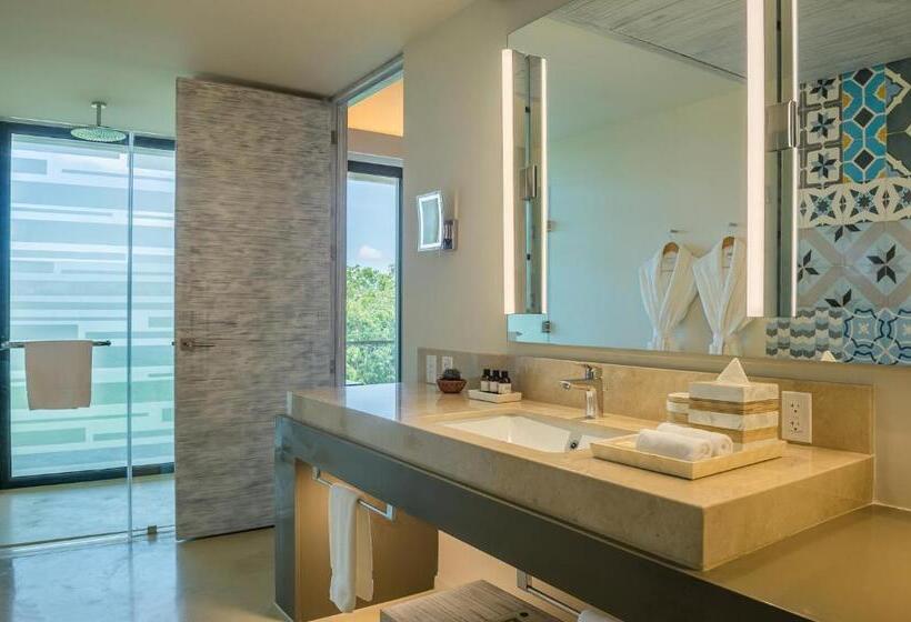 带2个双人床的标准工作室, Andaz Mayakoba Resort Riviera Maya, By Hyatt