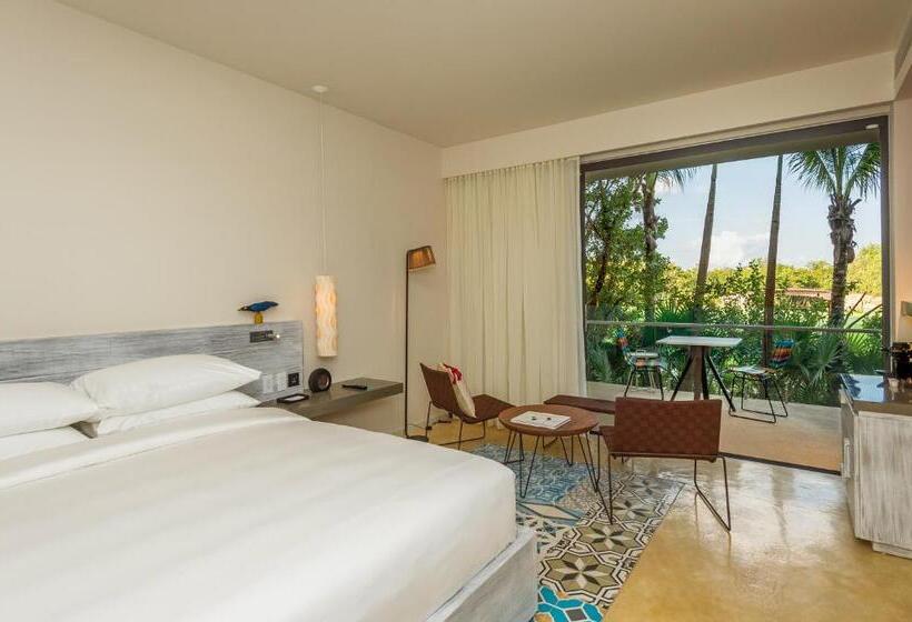 带大床的标准间, Andaz Mayakoba Resort Riviera Maya, By Hyatt