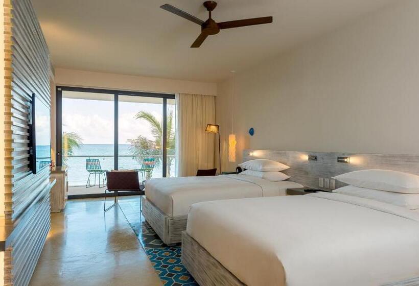 带2个双人床的标准工作室, Andaz Mayakoba Resort Riviera Maya, By Hyatt