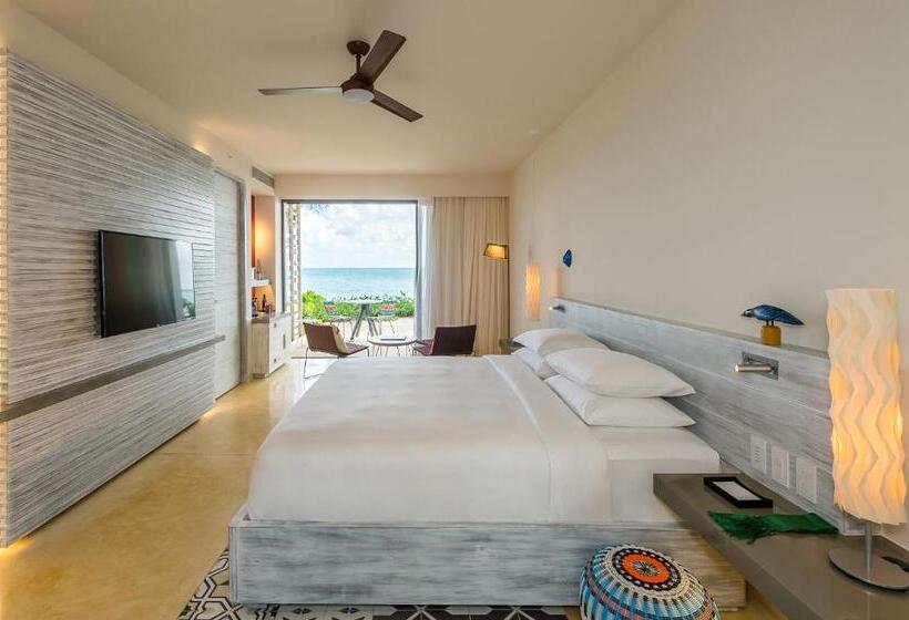 带大床的标准间, Andaz Mayakoba Resort Riviera Maya, By Hyatt