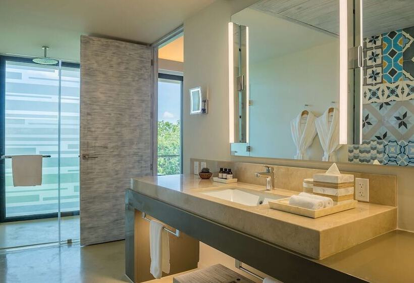带2个双人床的标准工作室, Andaz Mayakoba Resort Riviera Maya, By Hyatt