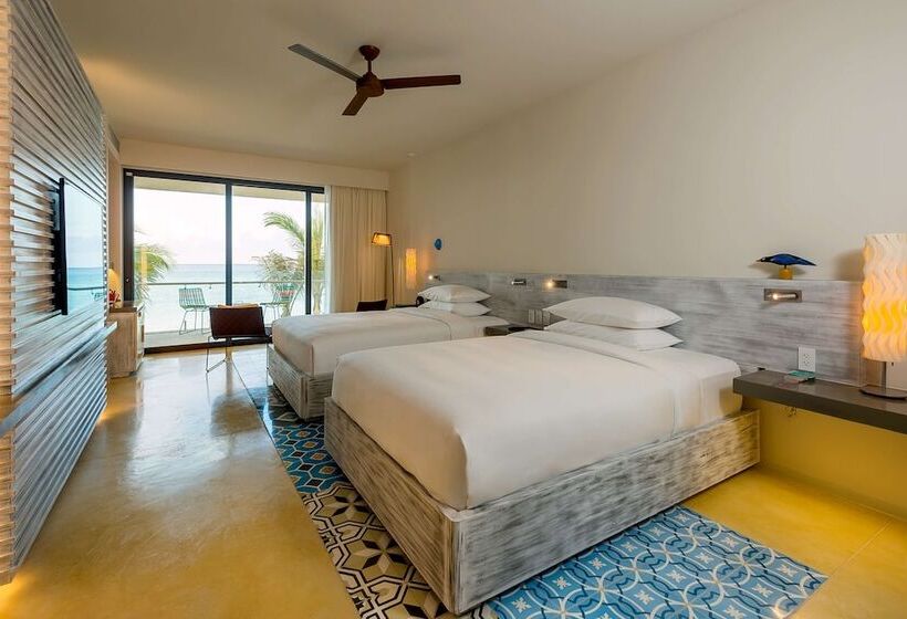 带2个双人床的标准工作室, Andaz Mayakoba Resort Riviera Maya, By Hyatt