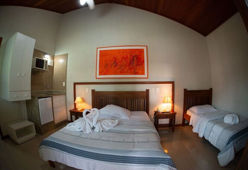 Quarto Triplo Estandar, Pousada Lua Cheia