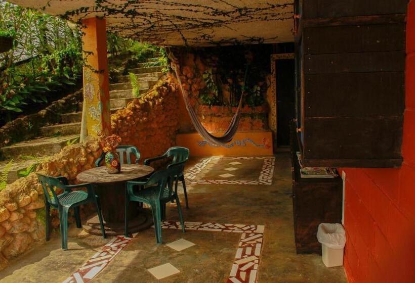Кровать в Общей Комнате, Casa Encuentro Ecolodge