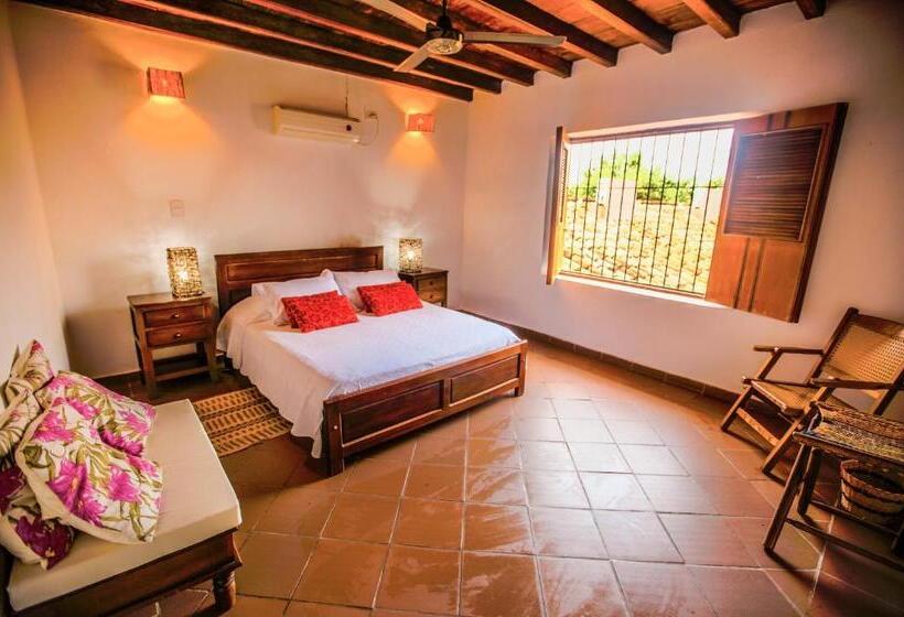 غرفة ديلوكس مزودة بشرفة, La Casa Amarilla